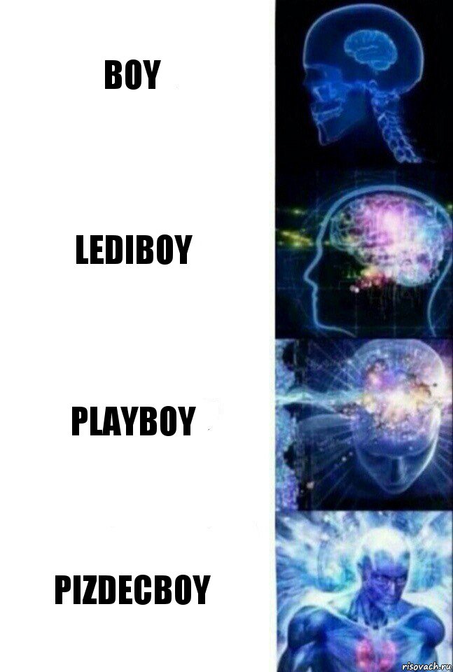 Boy Lediboy Playboy Pizdecboy, Комикс  Сверхразум