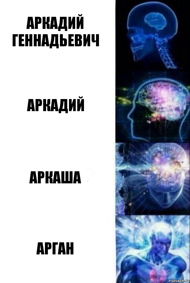 Аркадий Геннадьевич Аркадий Аркаша Арган, Комикс  Сверхразум