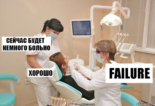 failure, Комикс У стоматолога