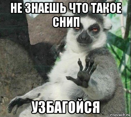не знаешь что такое снип узбагойся, Мем Все будет збагойно