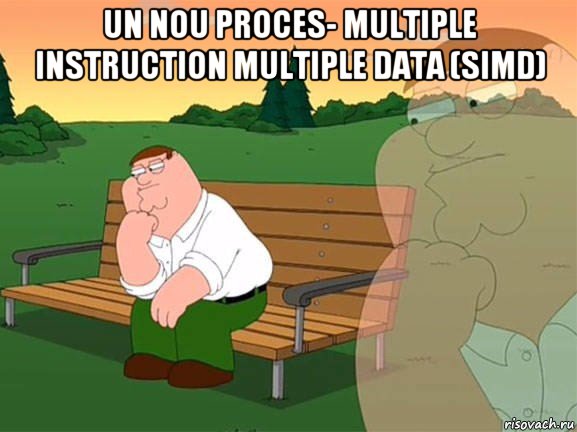 un nou proces- multiple instruction multiple data (simd) , Мем Задумчивый Гриффин