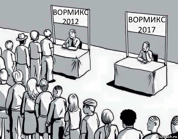 ВОРМИКС 2012 ВОРМИКС 2017, Комикс Два пути