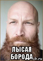  лысая борода