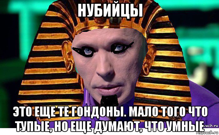 нубийцы это еще те гондоны. мало того что тупые, но еще думают, что умные