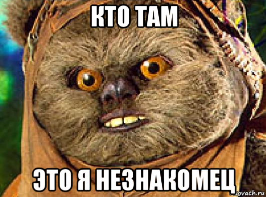 кто там это я незнакомец, Мем Эвок