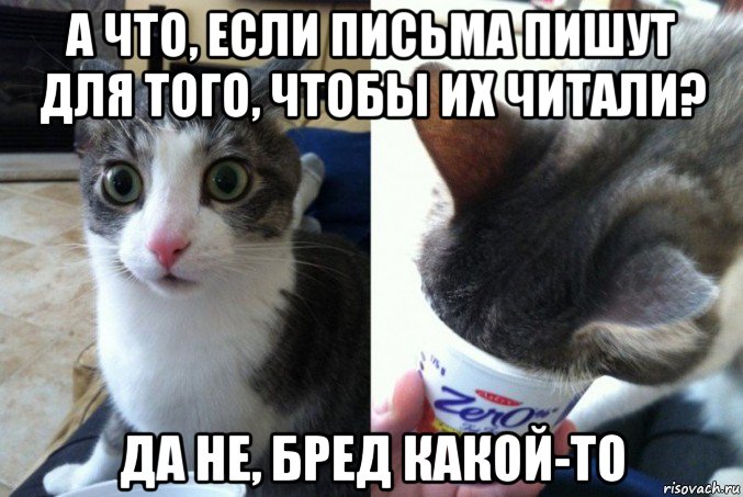 а что, если письма пишут для того, чтобы их читали? да не, бред какой-то