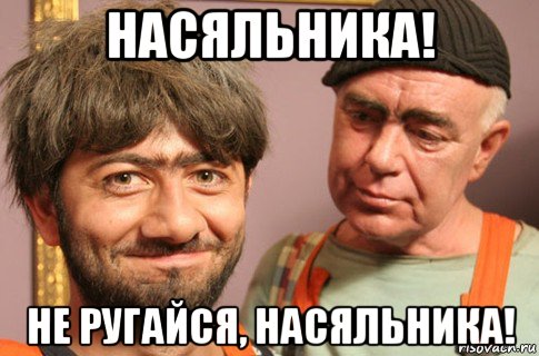 насяльника! не ругайся, насяльника!, Мем Насяльника