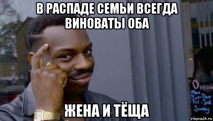 в распаде семьи всегда виноваты оба жена и тёща, Мем Не делай не будет