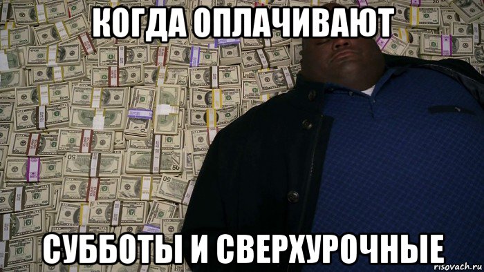 когда оплачивают субботы и сверхурочные