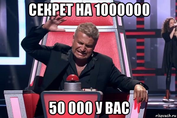 секрет на 1000000 50 000 у вас, Мем   Отчаянный Агутин