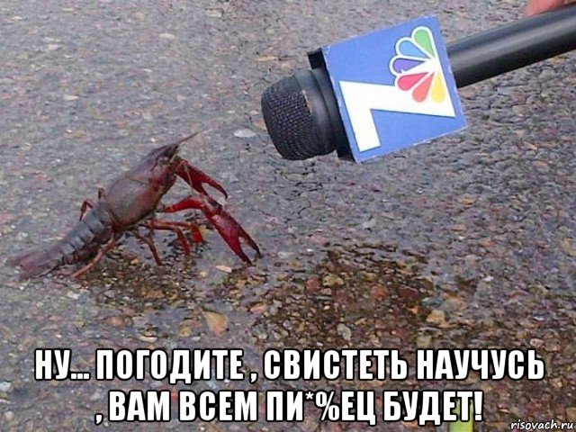  ну... погодите , свистеть научусь , вам всем пи*%ец будет!