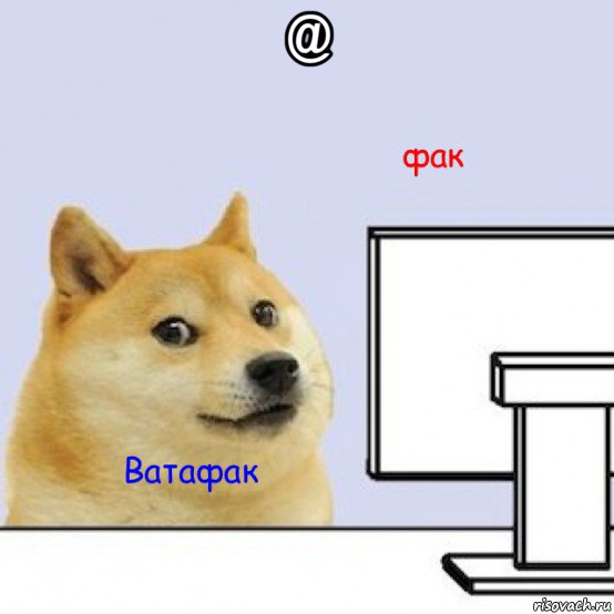 @ , Мем Собака за компьютером