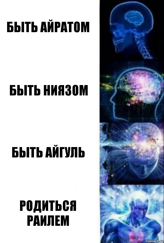 Быть айратом Быть ниязом быть Айгуль Родиться Раилем, Комикс  Сверхразум