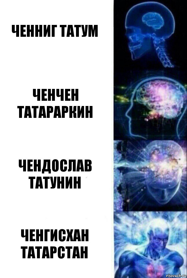 Ченниг Татум Ченчен Татараркин Чендослав Татунин Ченгисхан Татарстан, Комикс  Сверхразум