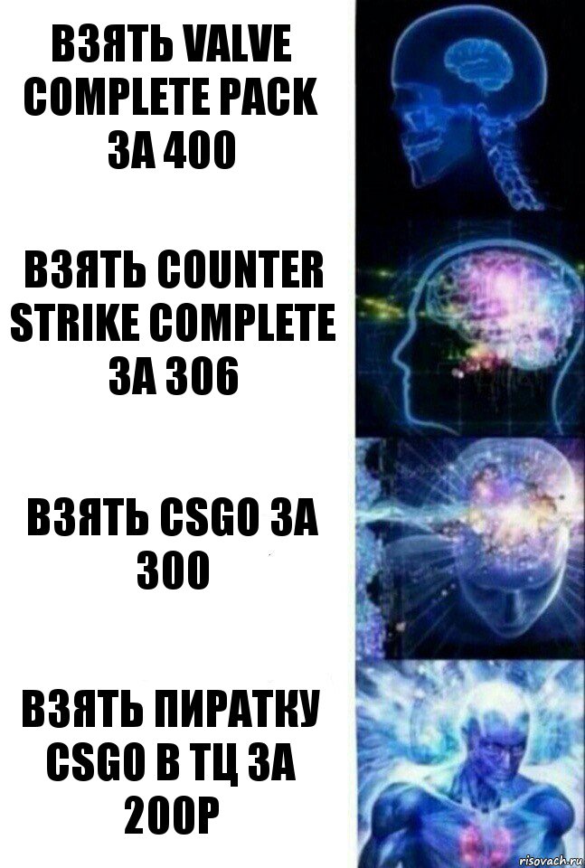 Взять valve complete pack за 400 Взять counter strike complete за 306 Взять csgo за 300 Взять пиратку csgo в тц за 200р, Комикс  Сверхразум