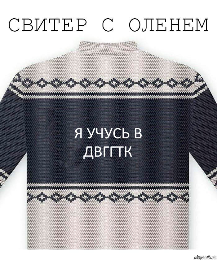 Я учусь в
ДВГГТК