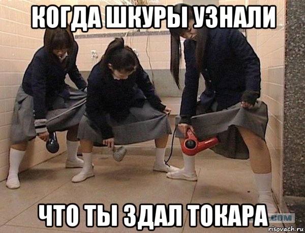 когда шкуры узнали что ты здал токара
