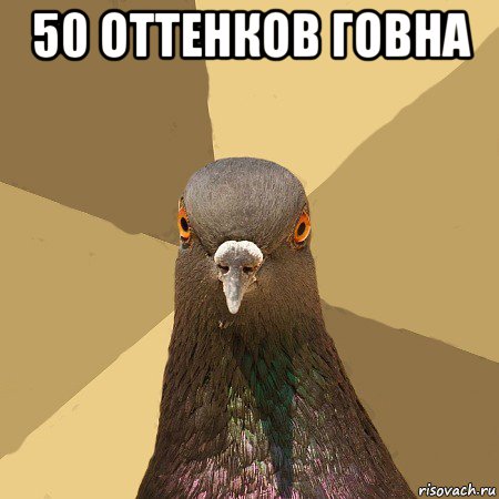 50 оттенков говна , Мем голубь