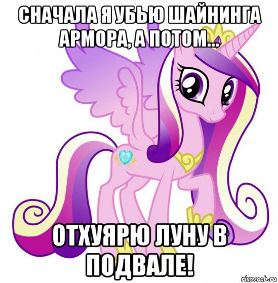 сначала я убью шайнинга армора, а потом... отхуярю луну в подвале!