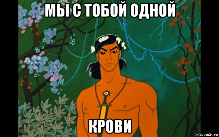 мы с тобой одной крови, Мем Маугли