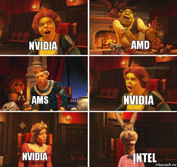 NVIDIA AMD AMS NVIDIA NVIDIA Intel