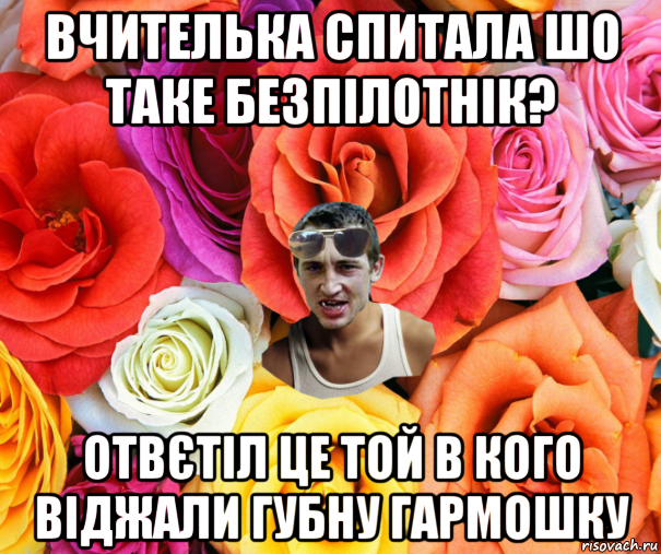 вчителька спитала шо таке безпілотнік? отвєтіл це той в кого віджали губну гармошку