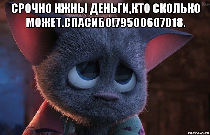 срочно нжны деньги,кто сколько может.спасибо!79500607018. 