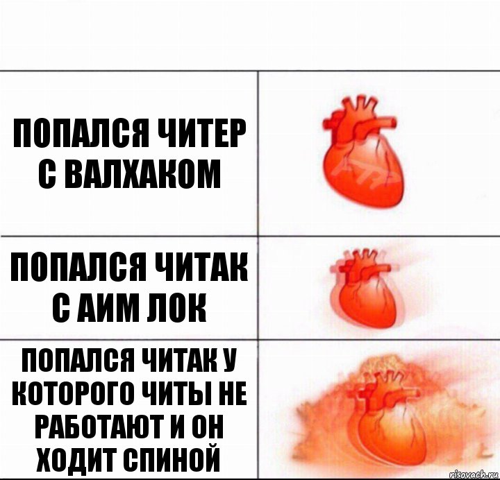 попался читер с валхаком попался читак с аим лок попался читак у которого читы не работают и он ходит спиной, Комикс  Расширяюшее сердце