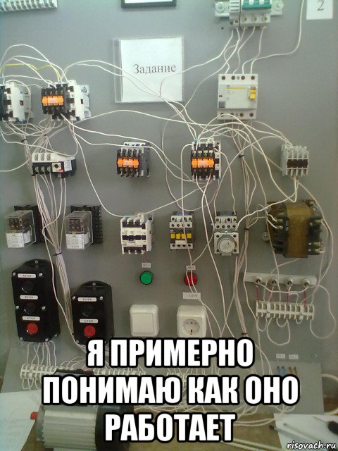  я примерно понимаю как оно работает, Мем Схема