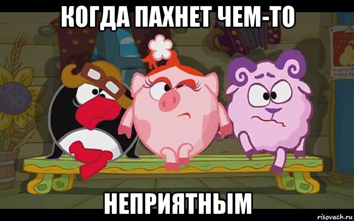 когда пахнет чем-то неприятным