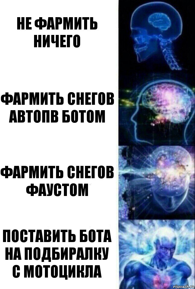 не фармить ничего фармить снегов автоПв ботом фармить снегов фаустом поставить бота на подбиралку с мотоцикла, Комикс  Сверхразум