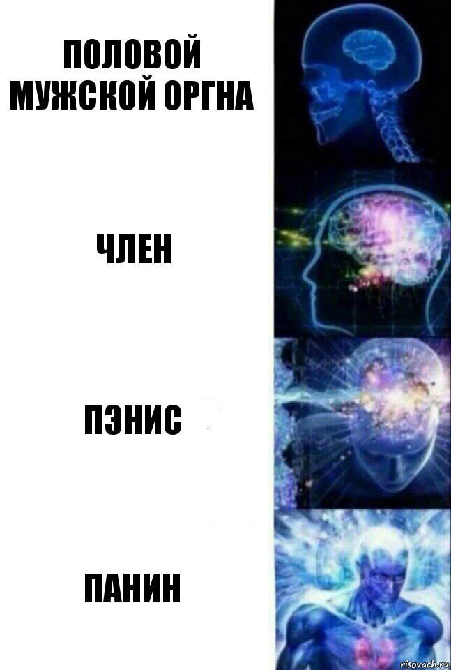 Половой мужской оргна член пэнис панин, Комикс  Сверхразум