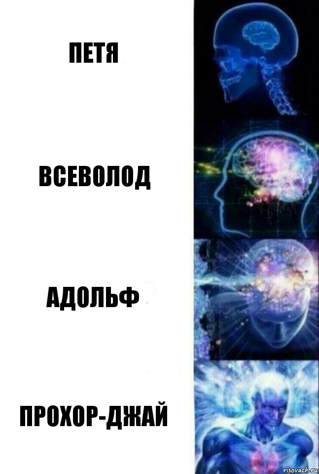 Петя Всеволод Адольф Прохор-Джай, Комикс  Сверхразум