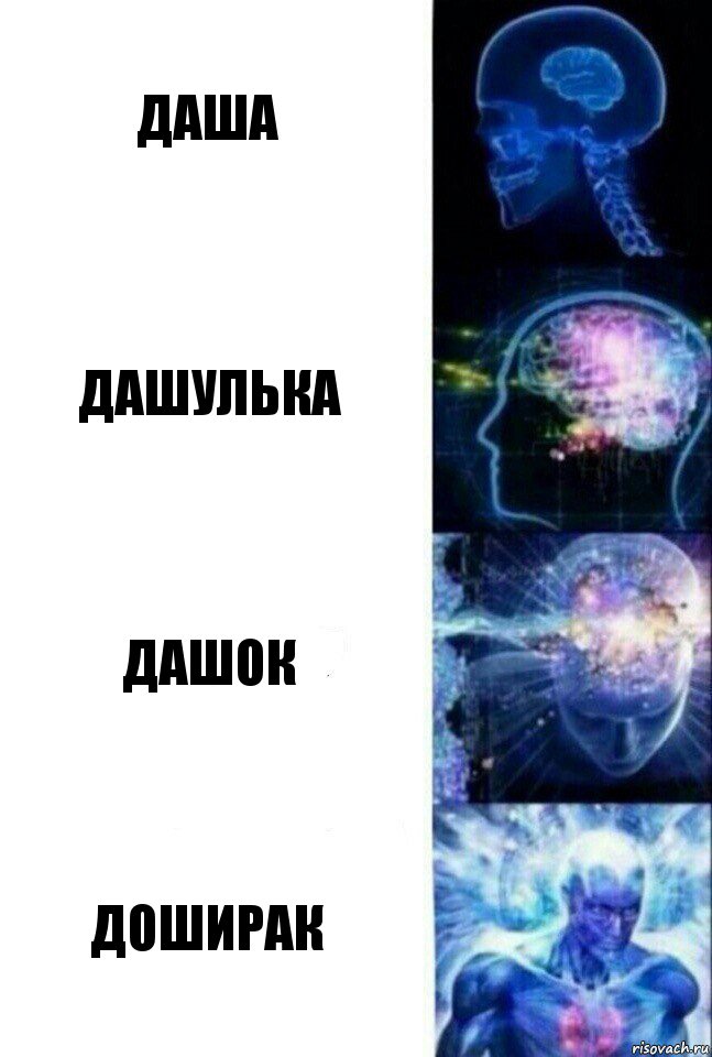 Даша Дашулька Дашок Доширак, Комикс  Сверхразум