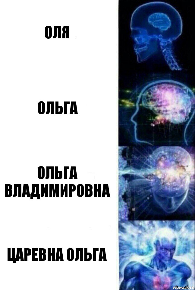 Оля Ольга Ольга Владимировна ЦАРЕВНА ОЛЬГА, Комикс  Сверхразум