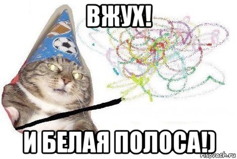 вжух! и белая полоса!), Мем Вжух