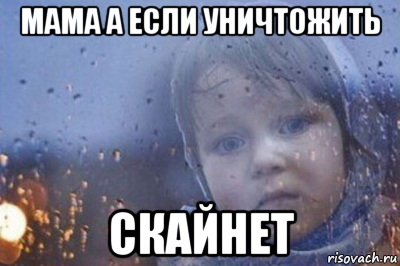 мама а если уничтожить скайнет, Мем Боже выключи войну