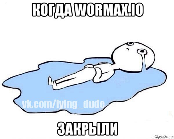 когда wormax.io закрыли, Мем Этот момент когда