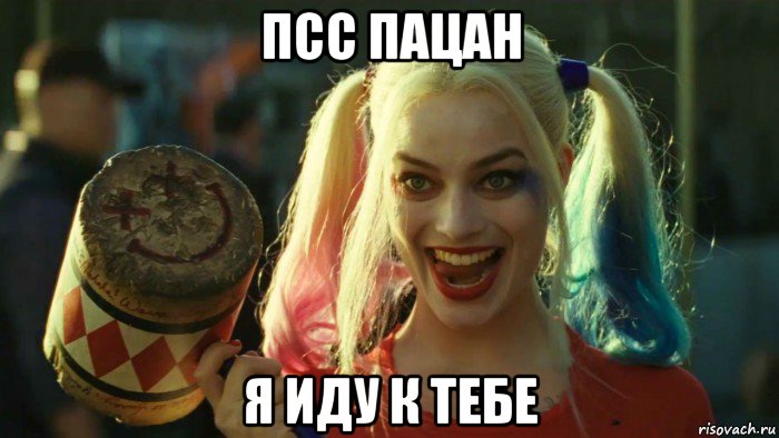 псс пацан я иду к тебе, Мем    Harley quinn