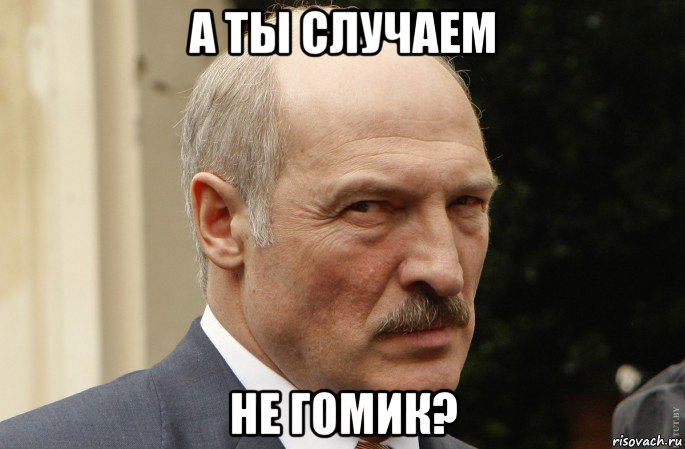 а ты случаем не гомик?