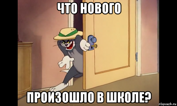 что нового произошло в школе?