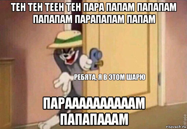 тен тен теен тен пара папам папапам папапам парапапам папам параааааааааам папапааам, Мем    Ребята я в этом шарю