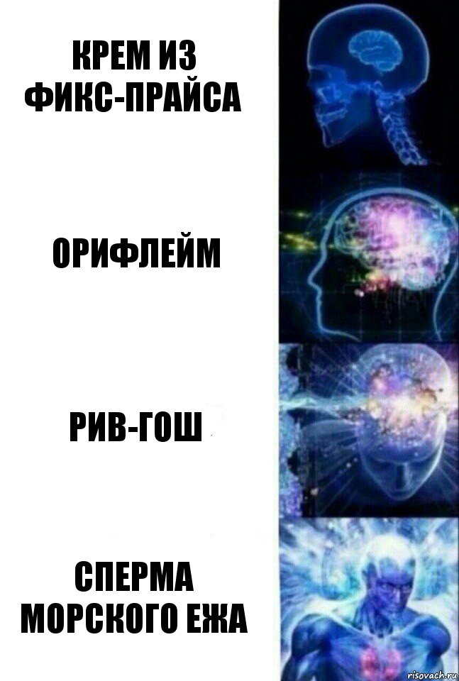 крем из фикс-прайса орифлейм рив-гош сперма морского ежа, Комикс  Сверхразум