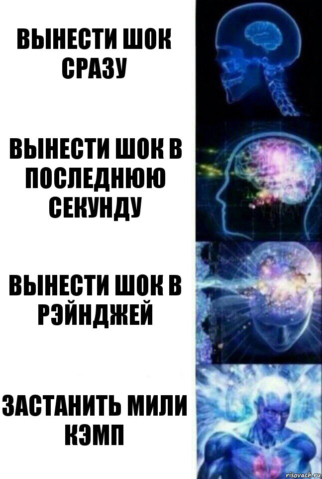 Вынести шок сразу Вынести шок в последнюю секунду Вынести шок в рэйнджей Застанить мили кэмп, Комикс  Сверхразум