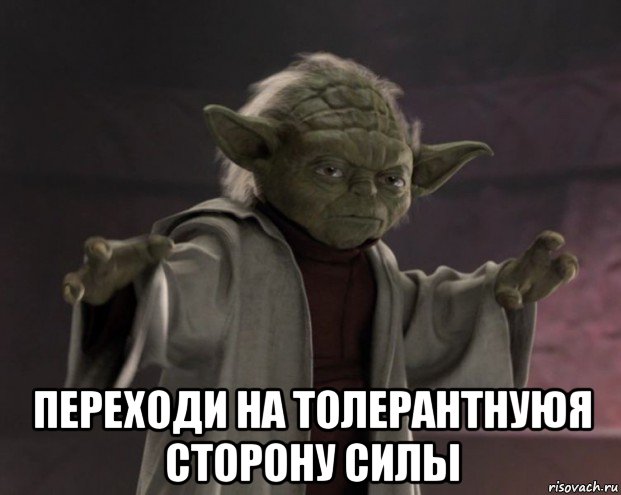  переходи на толерантнуюя сторону силы
