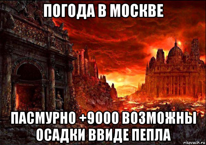 погода в москве пасмурно +9000 возможны осадки ввиде пепла