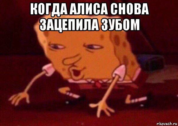 когда алиса снова зацепила зубом , Мем    Bettingmemes