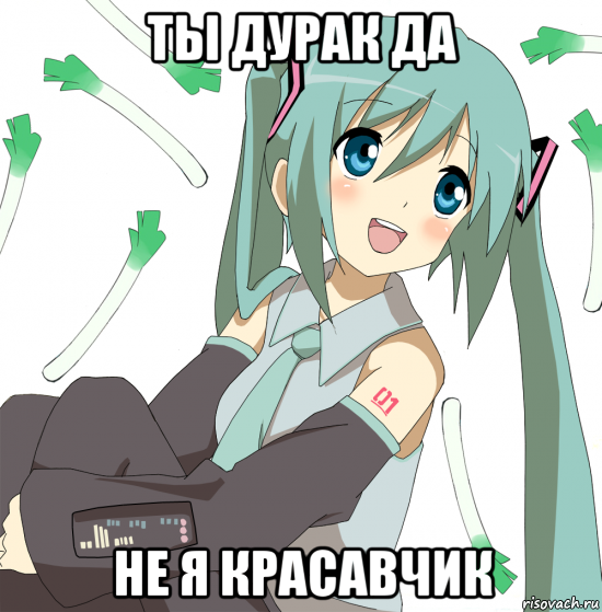 ты дурак да не я красавчик, Мем Хатсуне Мику