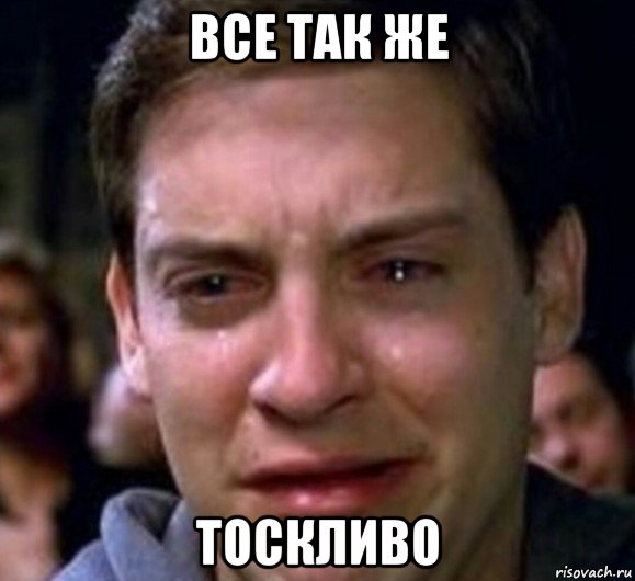 все так же тоскливо, Мем Когда