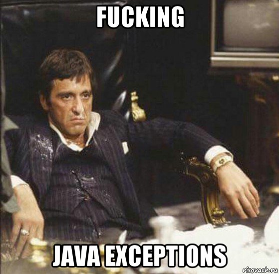 fucking java exceptions